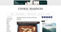 Desktop Screenshot of cookiemadness.net